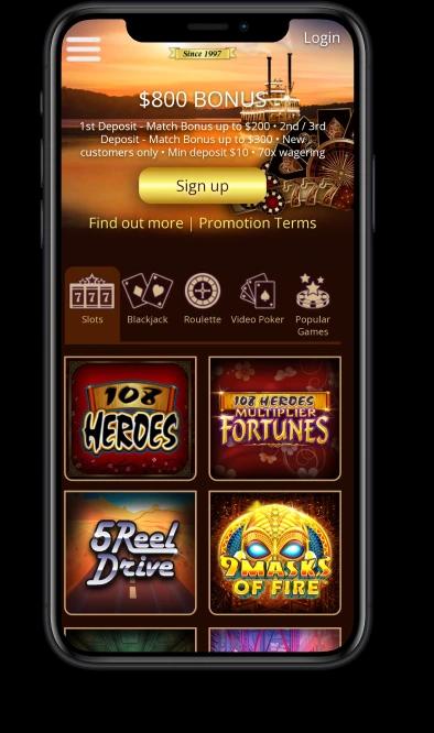 Riverbelle Casino mobile